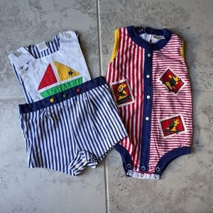 Vintage Infant Onesies Set of Two